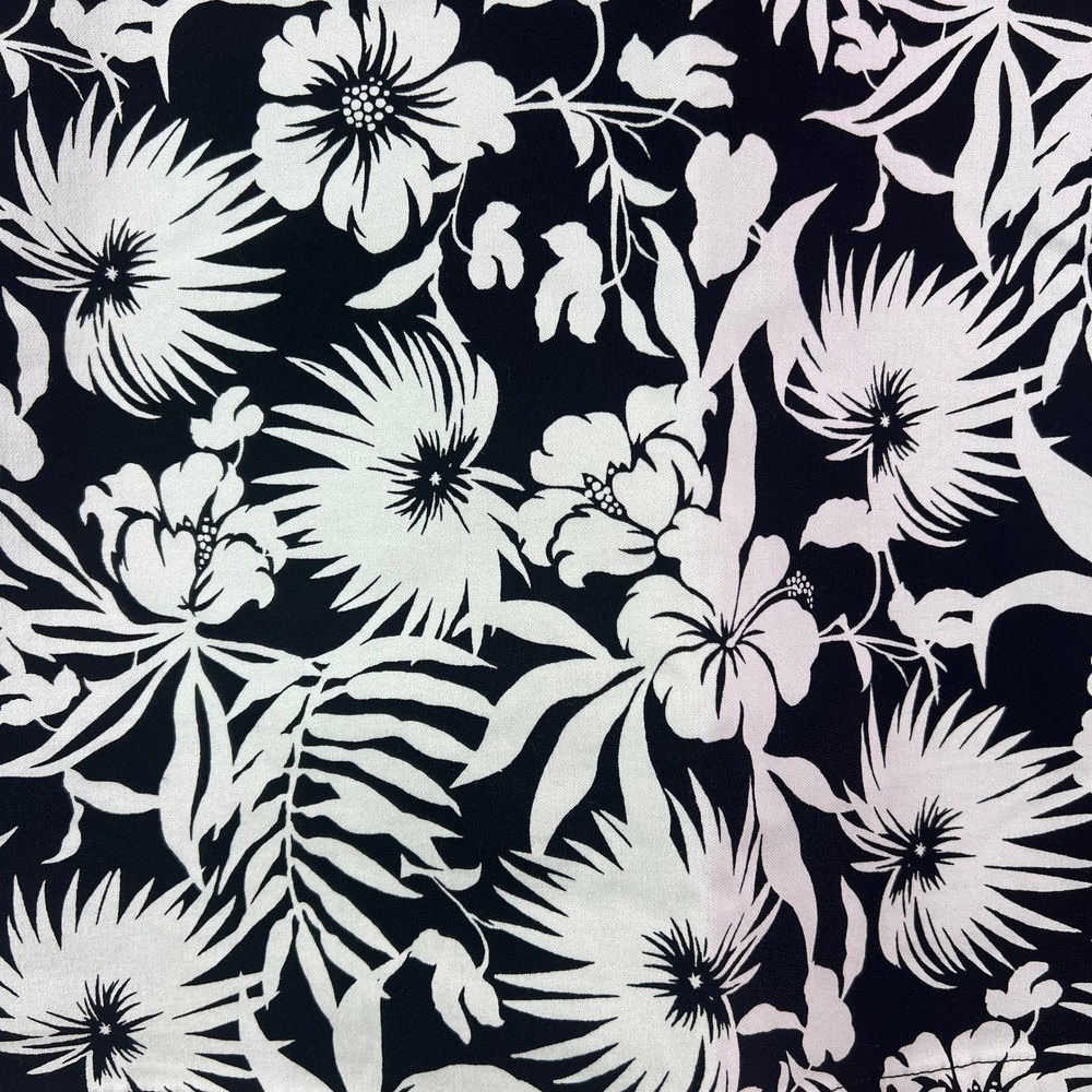 Rafaella Womens XL Stretch Skort Black White Tropical Floral - Picture 3 of 8